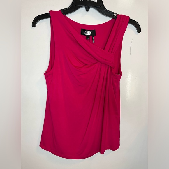 DKNY Asymmetric Tank Pullover Top NWT - Picture 3 of 4